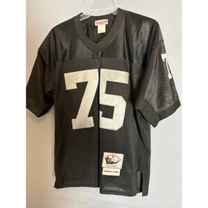 Mitchell & Ness Howie Long #75 Raiders Authentic Throwback Jersey Men’s 48 – EUC